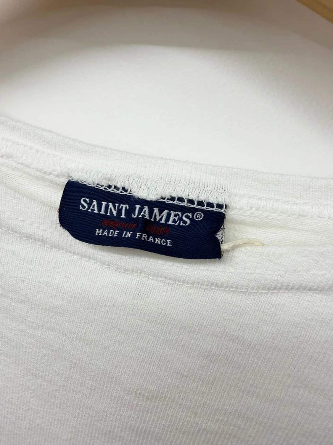 세인트제임스 클래식 로고패치 코튼 반팔 티셔츠 PN9734 상품이미지6
