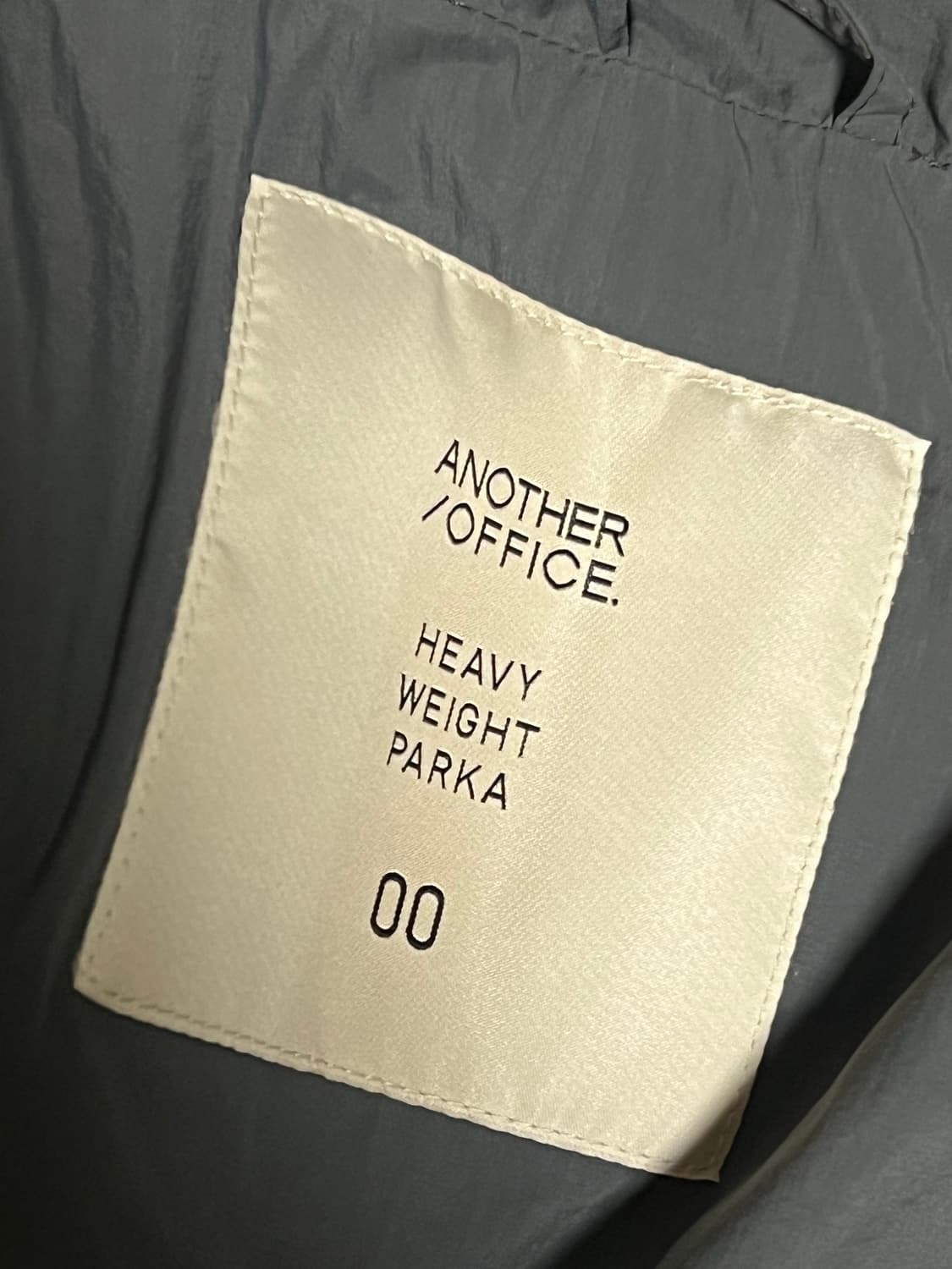 어나더오피스 2ND 구스다운 파카 패딩 (스틸 그레이) 상품이미지5