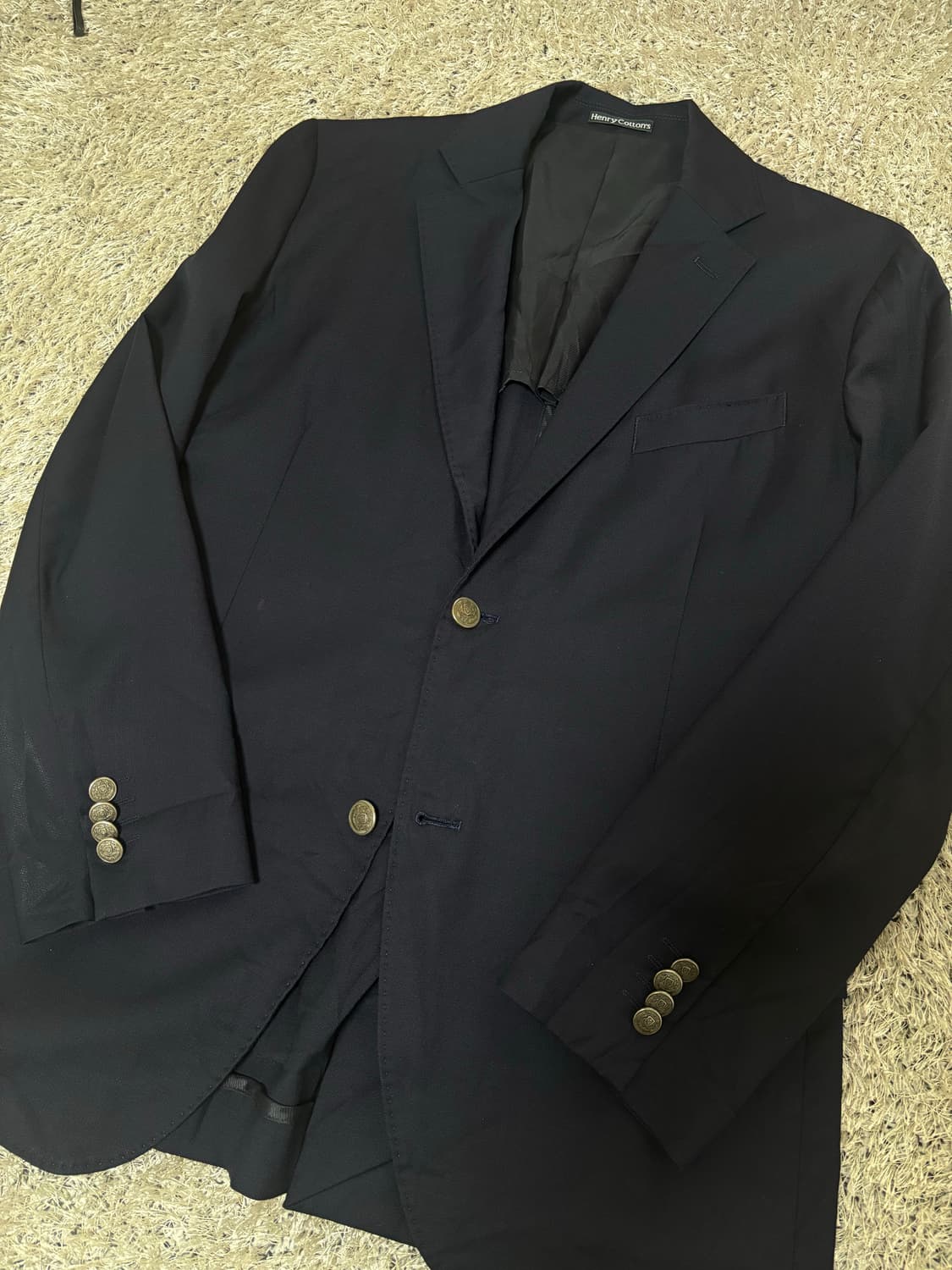 일본판 HENRY COTTON 블레이저 사이즈 95-100 상품이미지2