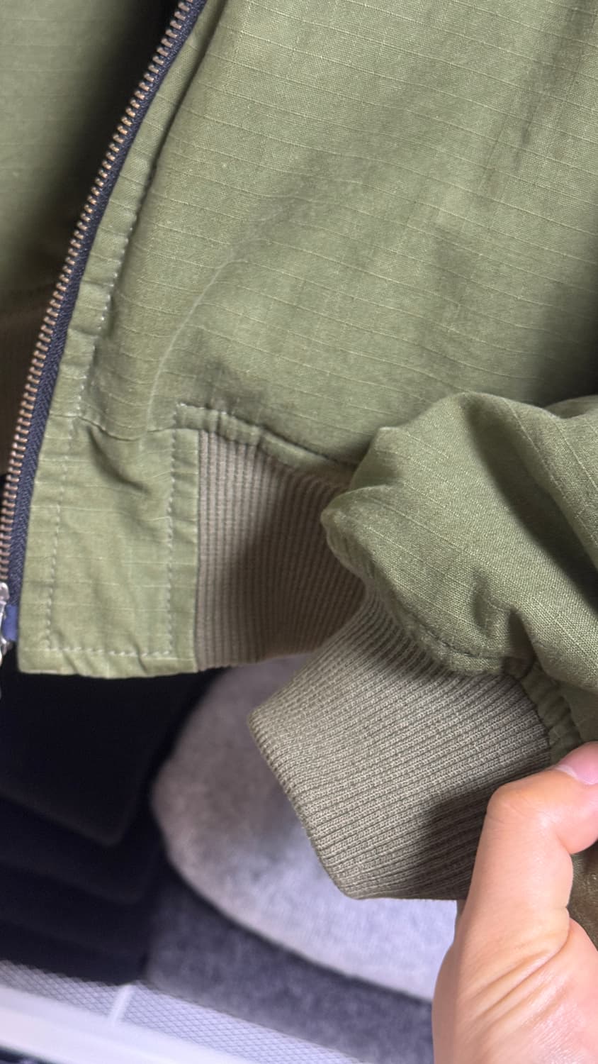 논노드 립스탑 OS 점퍼 카키 상품이미지4