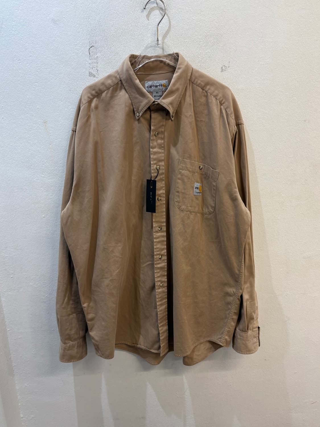 Carhartt beige cotton shirt 상품이미지1