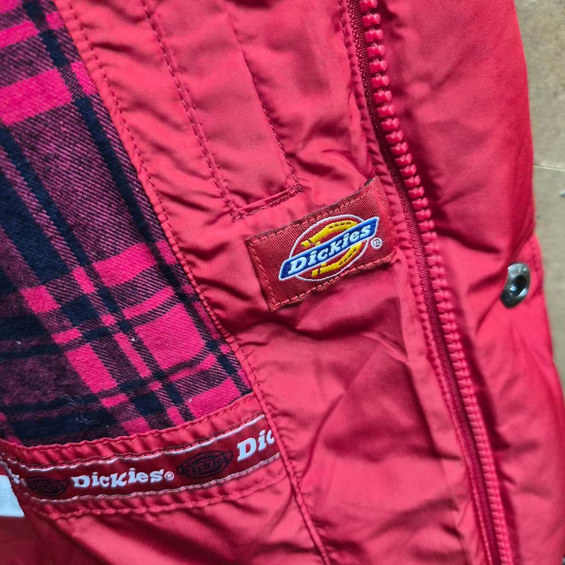 디키즈 후드 패딩 조끼 상품이미지5