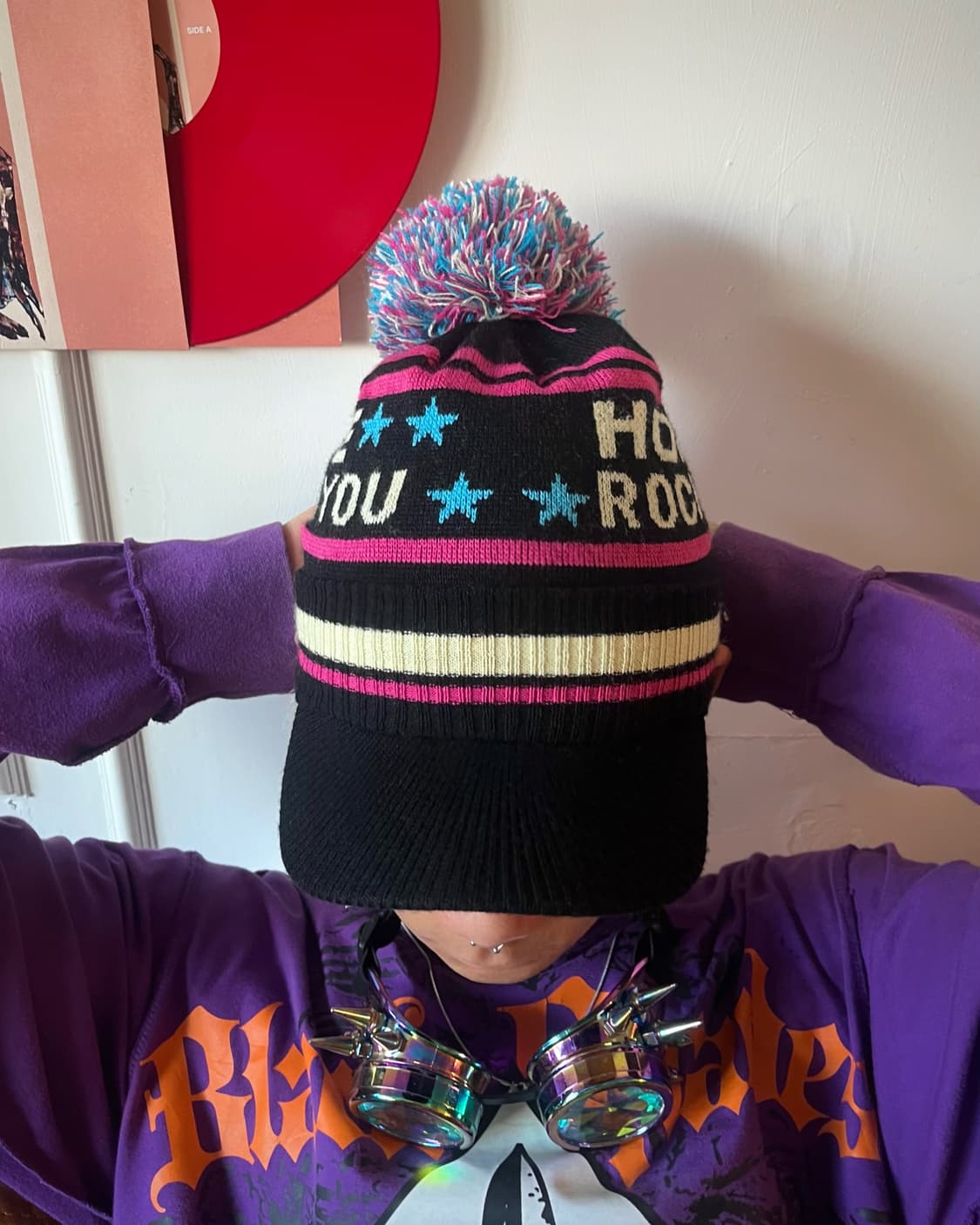 90-00s Candy Soda Harajuku Star Knit Cap 상품이미지2