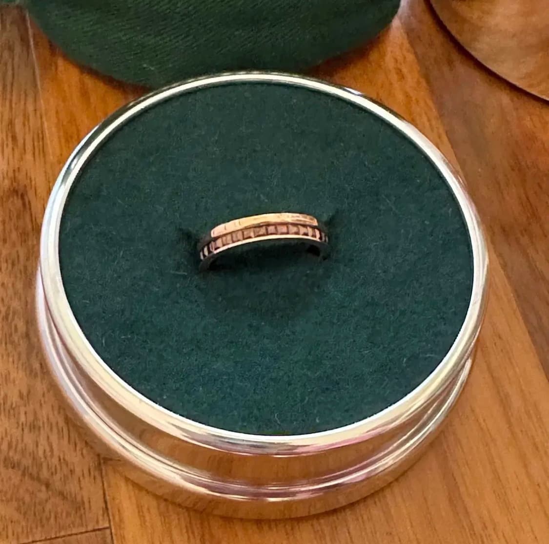 부쉐론 콰트로 클래식 로즈골드/브라운 50호 반지 상품이미지3