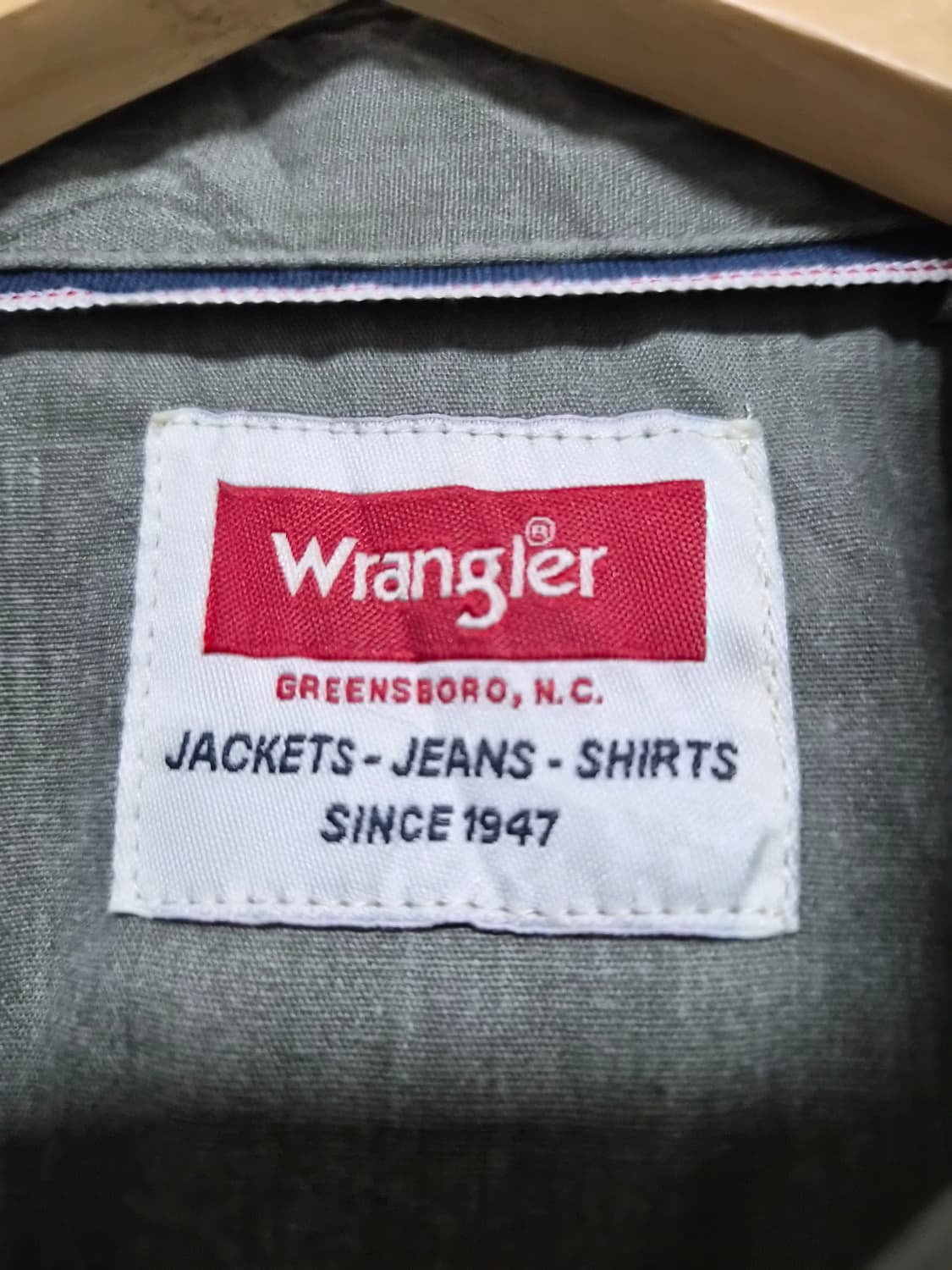 랭글러Wrangler 투포켓 워크 셔츠 M사이즈 - S344 상품이미지4