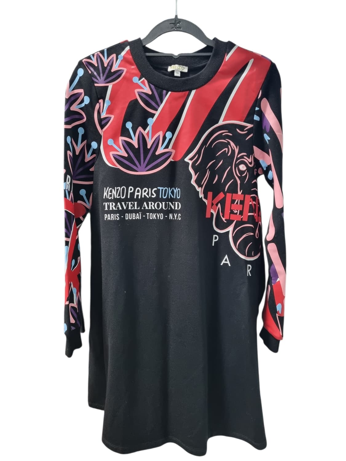 KENZO 겐조키즈 블랙 프린팅 원피스 144 상품이미지1