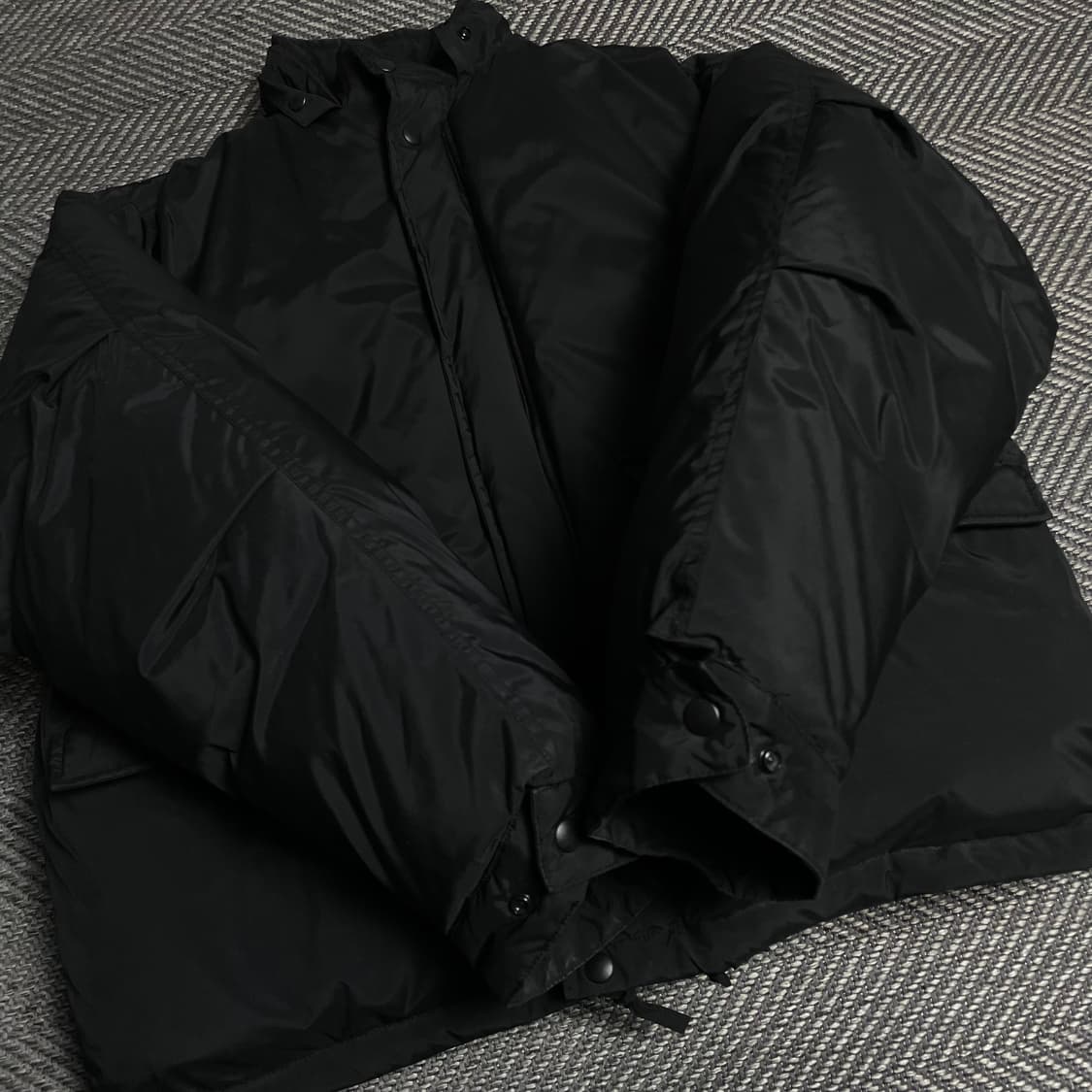 라퍼지스토어 미니멀 덕 다운 나일론 숏패딩y 5150 상품이미지3