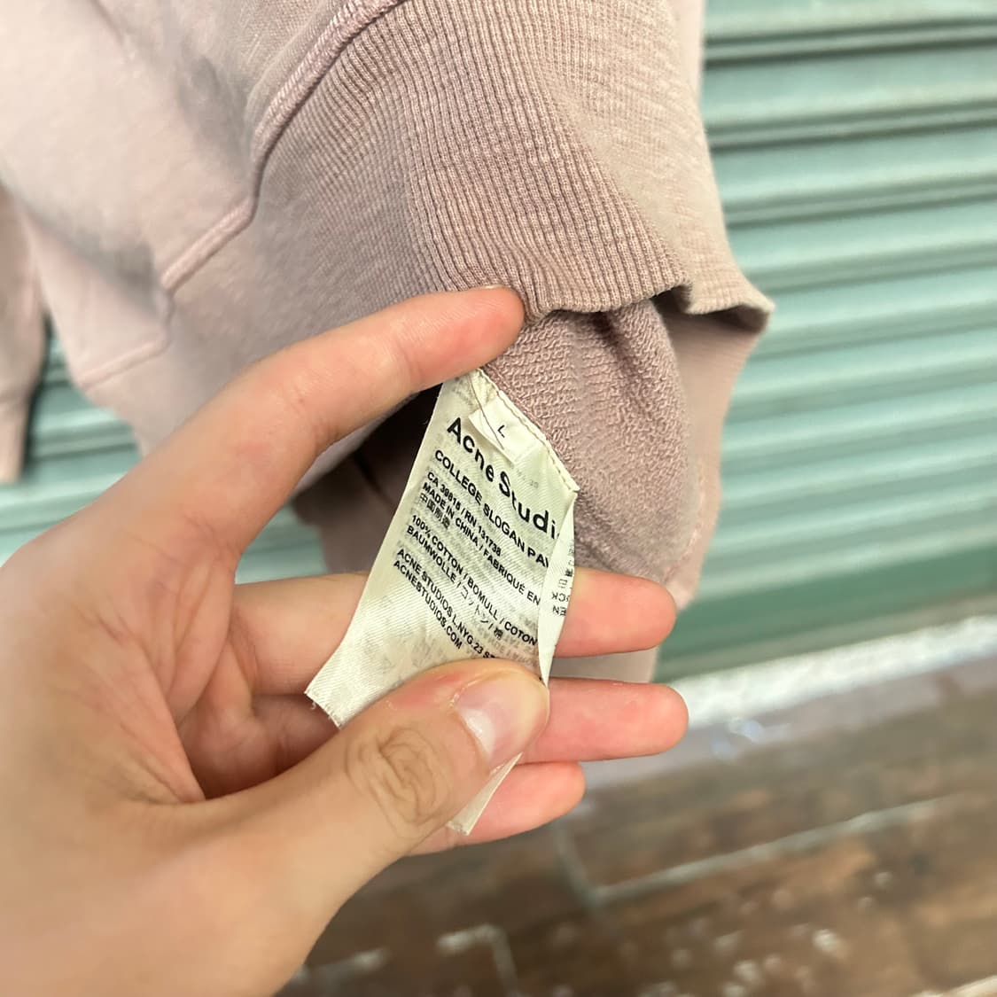 Acne studio 로고 맨투맨 상품이미지5
