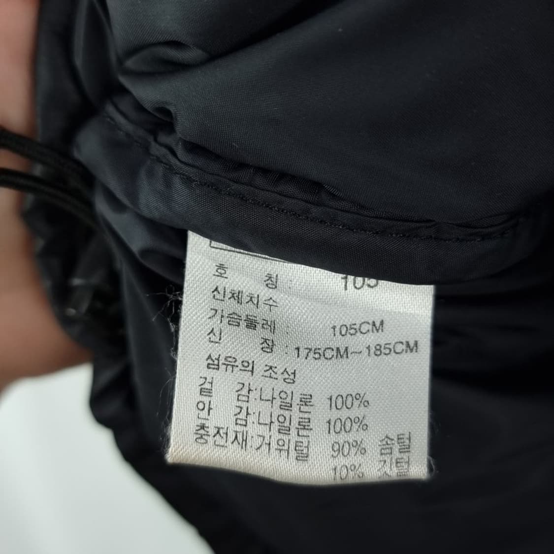 [노스페이스] 로고 자수 거위털 구스다운 패딩 조끼 M16146 상품이미지10