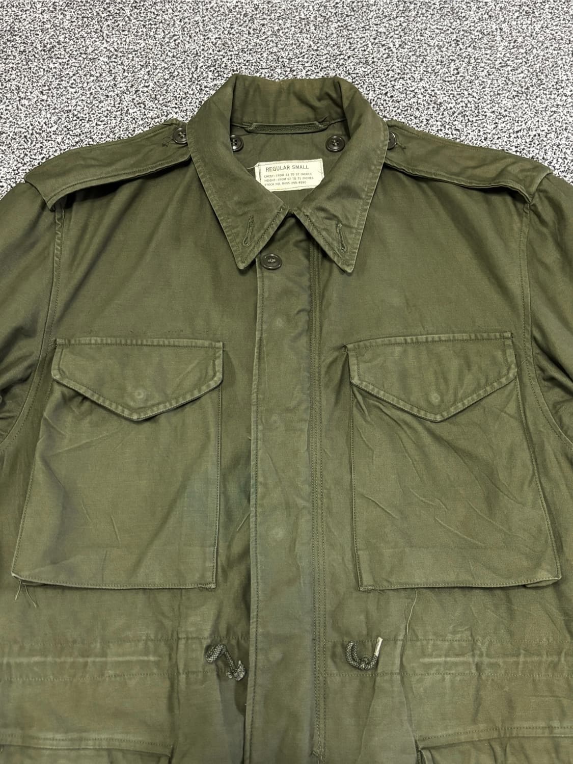 50s 오리지널 m51 필드자켓 S-R 상품이미지5