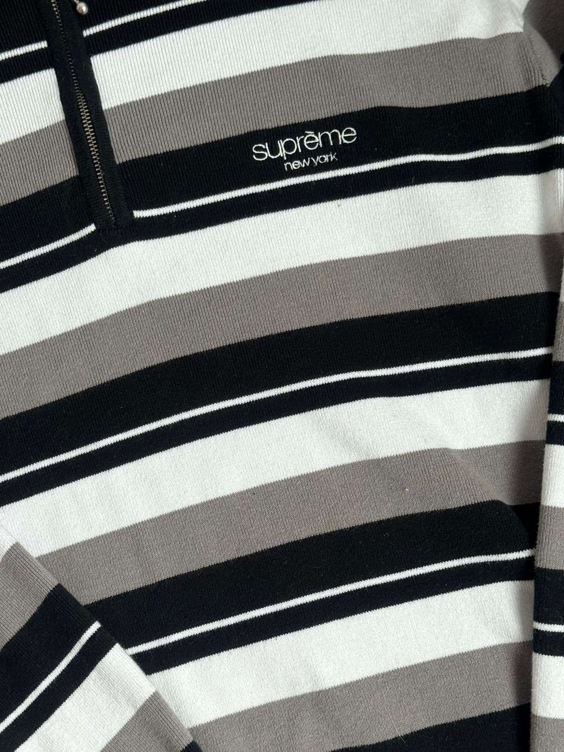 Supreme 슈프림 fw 스트라이프 집 롱슬리브 s 상품이미지2