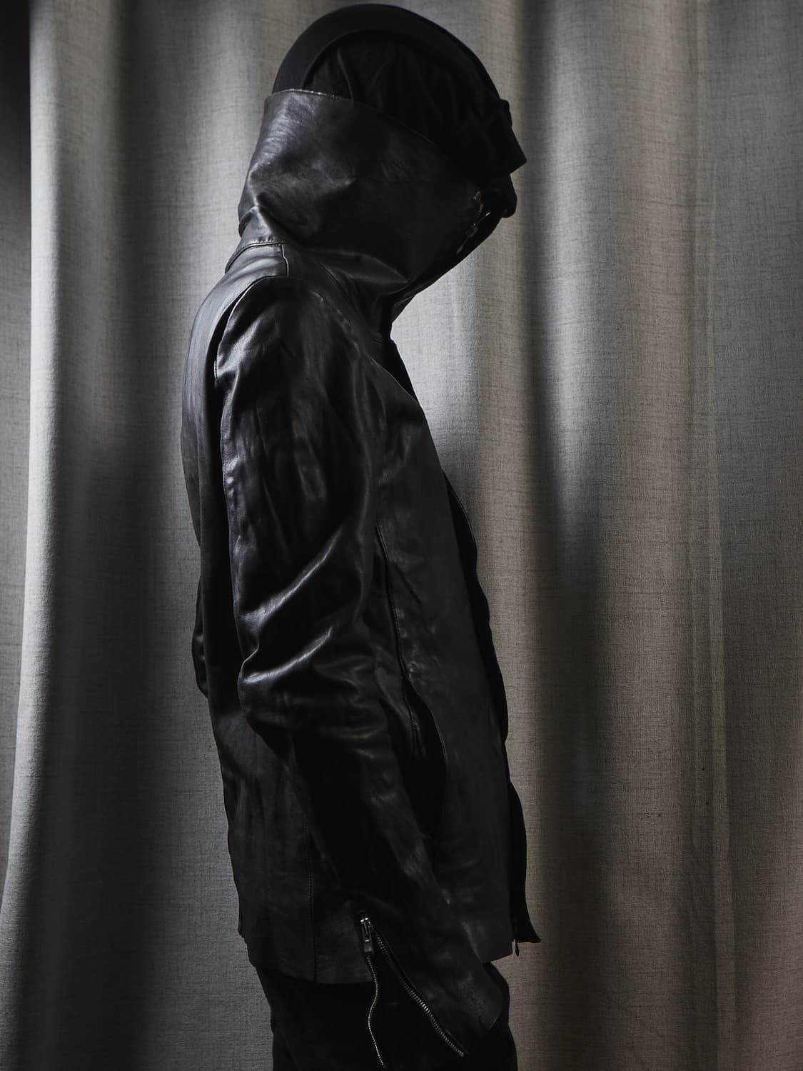 Incarnation 롱 하이넥 가죽자켓 상품이미지9