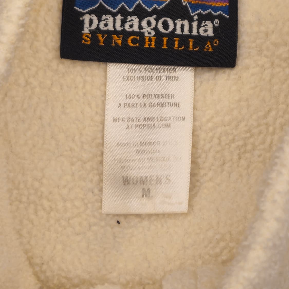 파타고니아 신칠라 베스트 여성 M 아이보리 상품이미지2