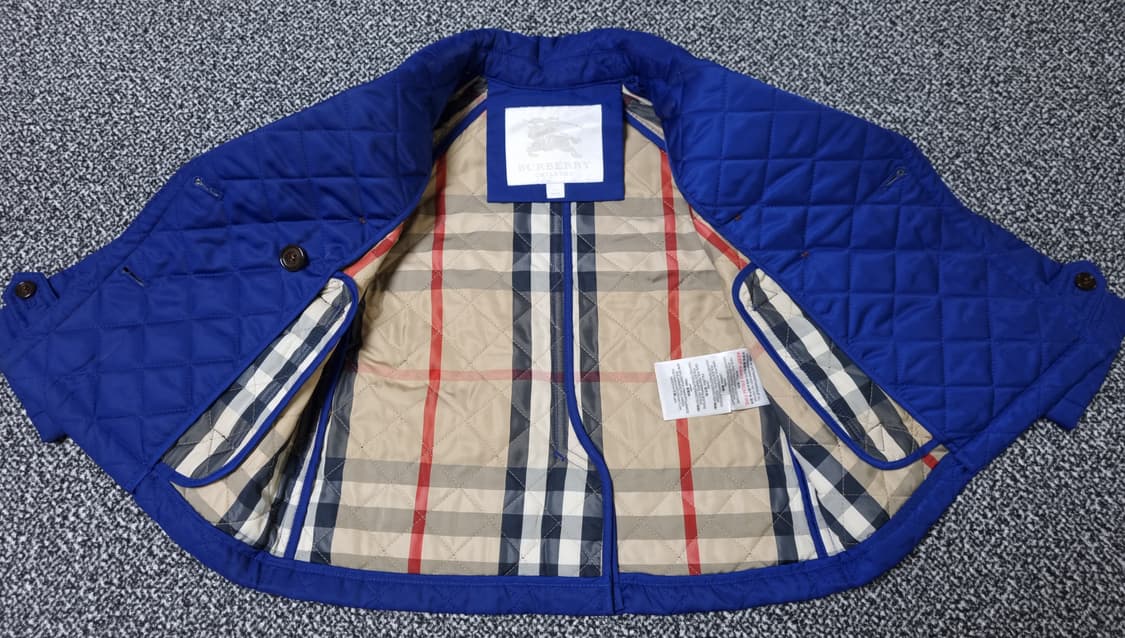 [무료배송][3Y/98cm]버버리 키즈 퀼팅 누빔 자켓 상품이미지4