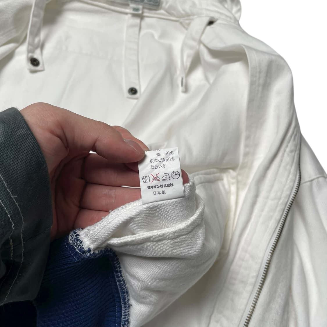 80's royce 화이트 후드 집업 상품이미지10