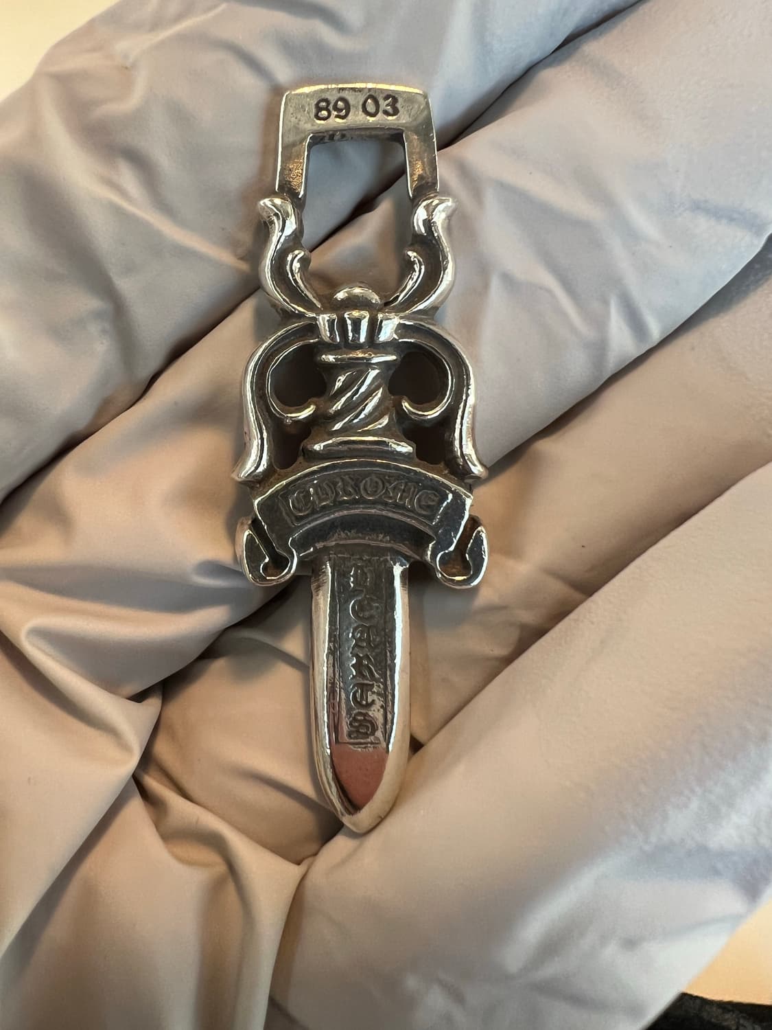 크롬하츠 10대거 펜던트 + 정품 가죽줄 상품이미지4