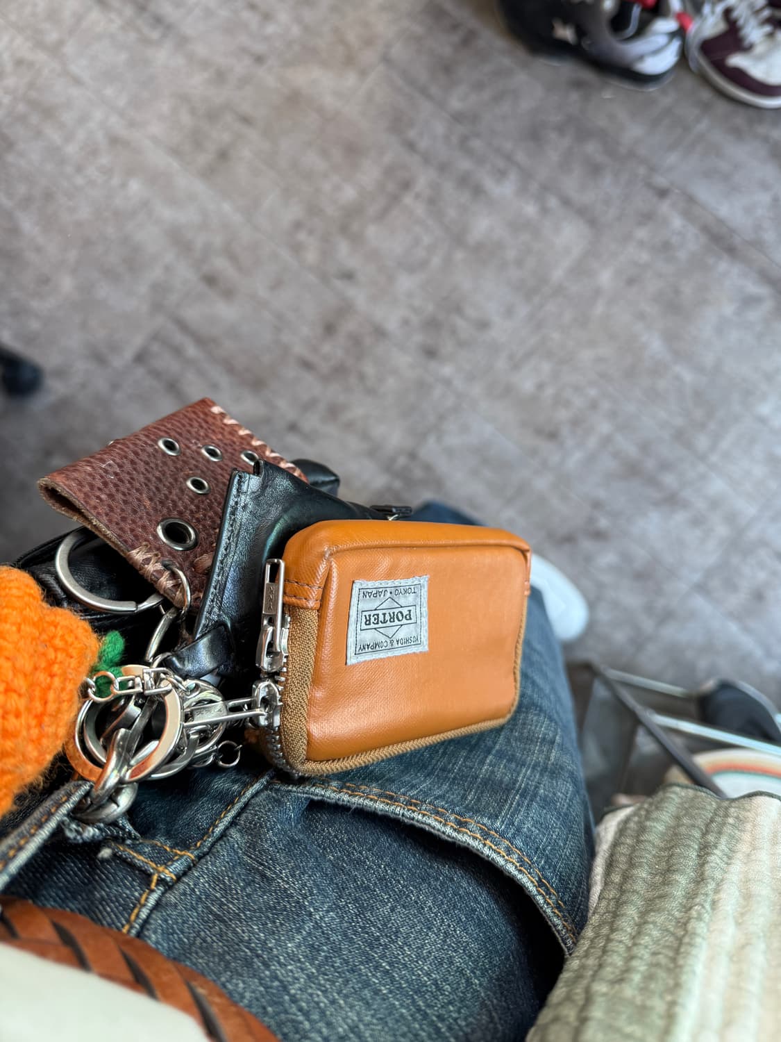 Porter 멀티 코인케이스 os 카멜 상품이미지6