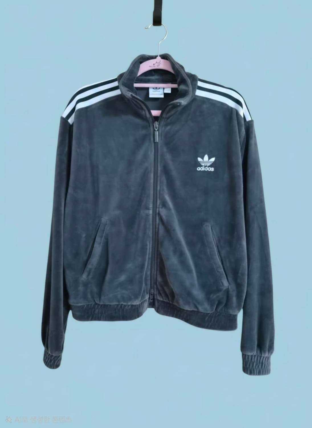 아디다스 벨벳 트랙 자켓 그레이 상품이미지1