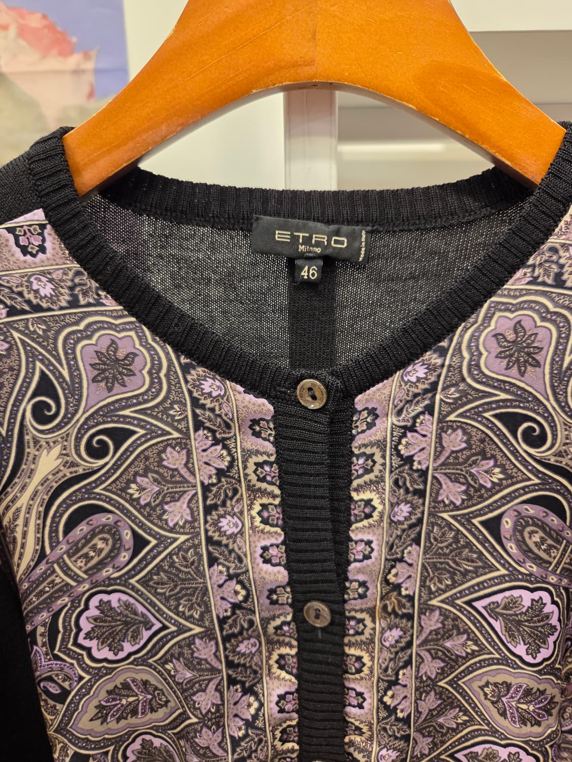 에뜨로 에트로 실크 가디건 상품이미지2