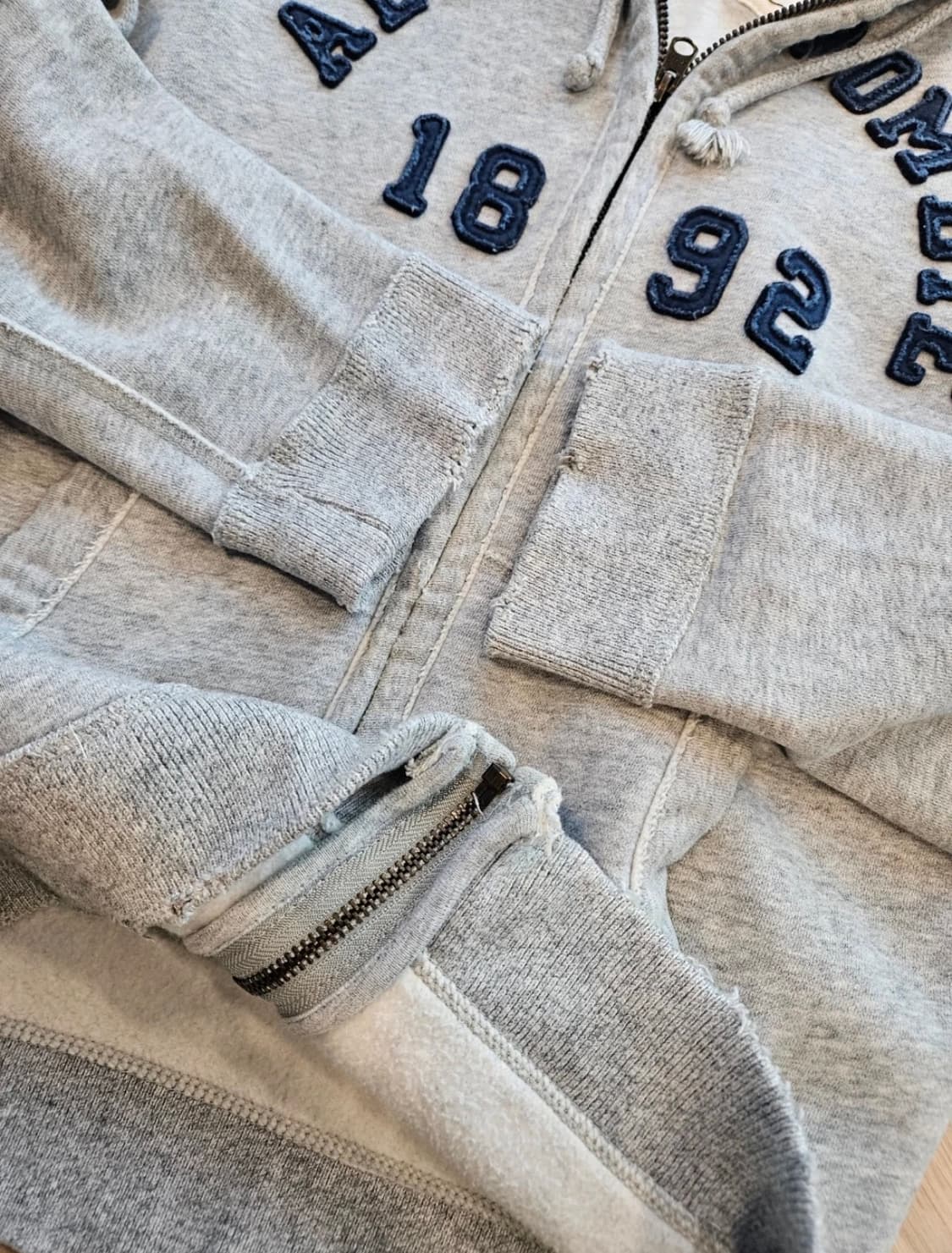 아베크롬비 그레이 후드집업 상품이미지3