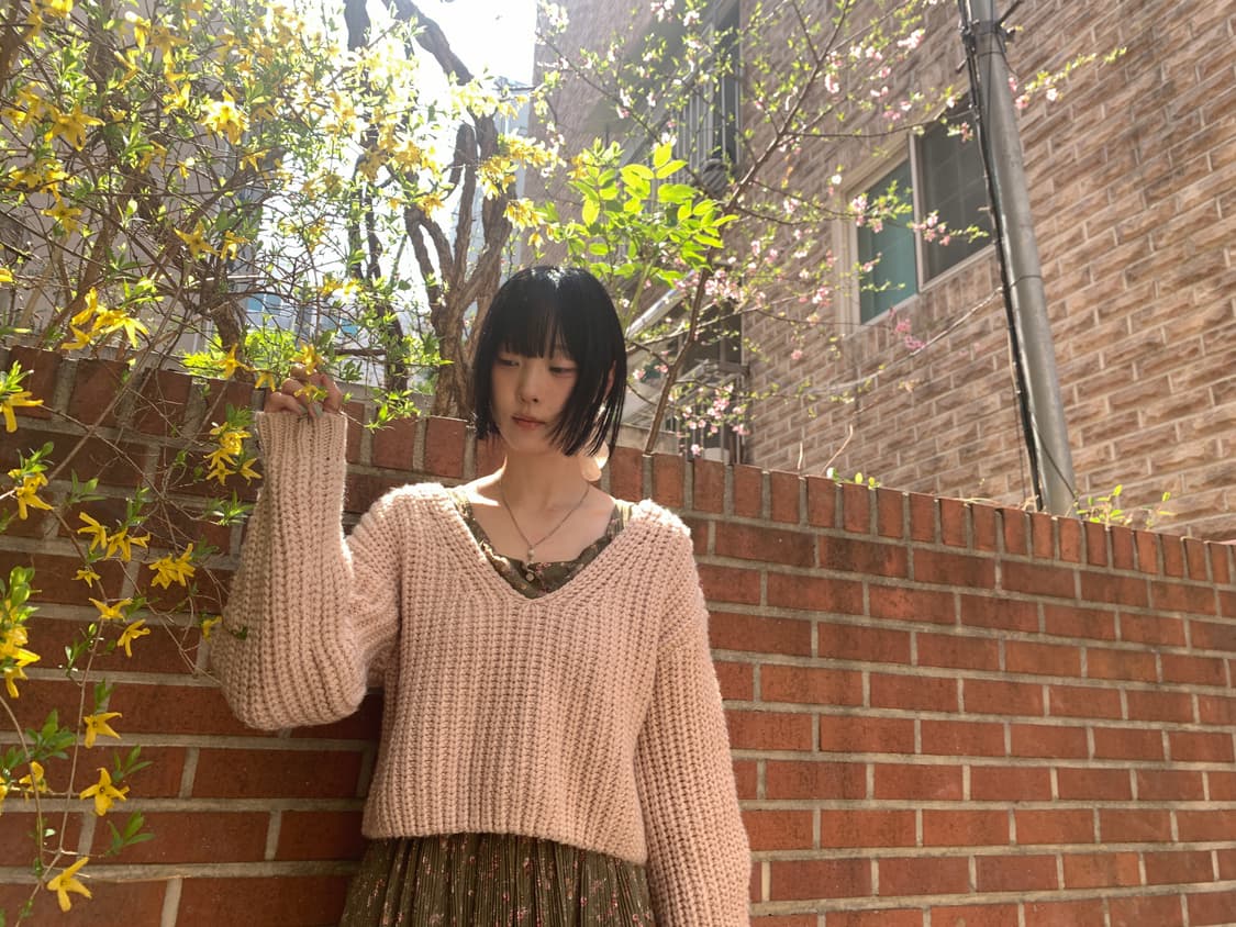 Balloon loose knit 상품이미지3
