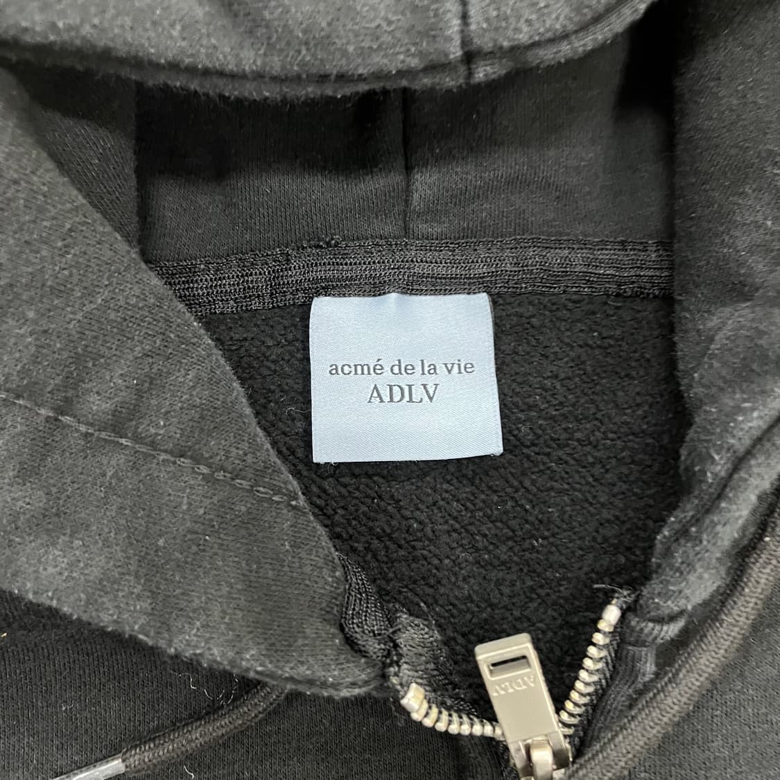 [M] 아크메드라비 백로고 블랙 후드 집업 자켓 0105M1 상품이미지2