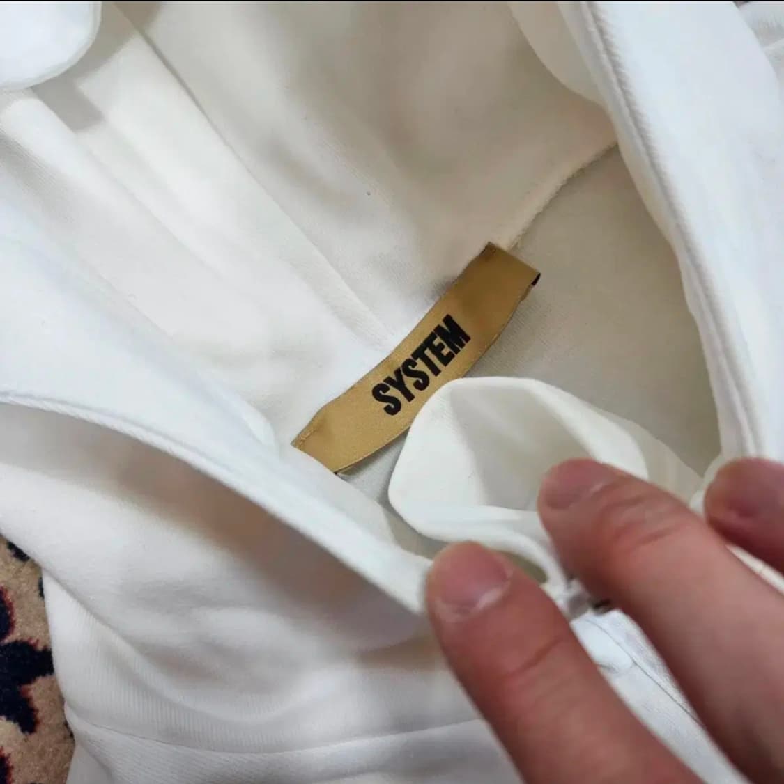 시스템(SYSTEM) 19FW 디테일 루즈핏 후드집업 상품이미지7