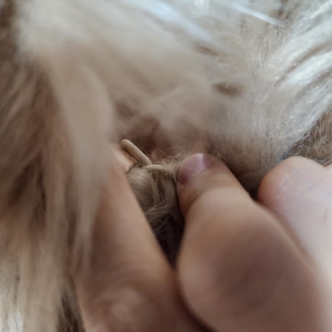 Passe Y2k갸루 퍼 베스트 가디건 상품이미지5