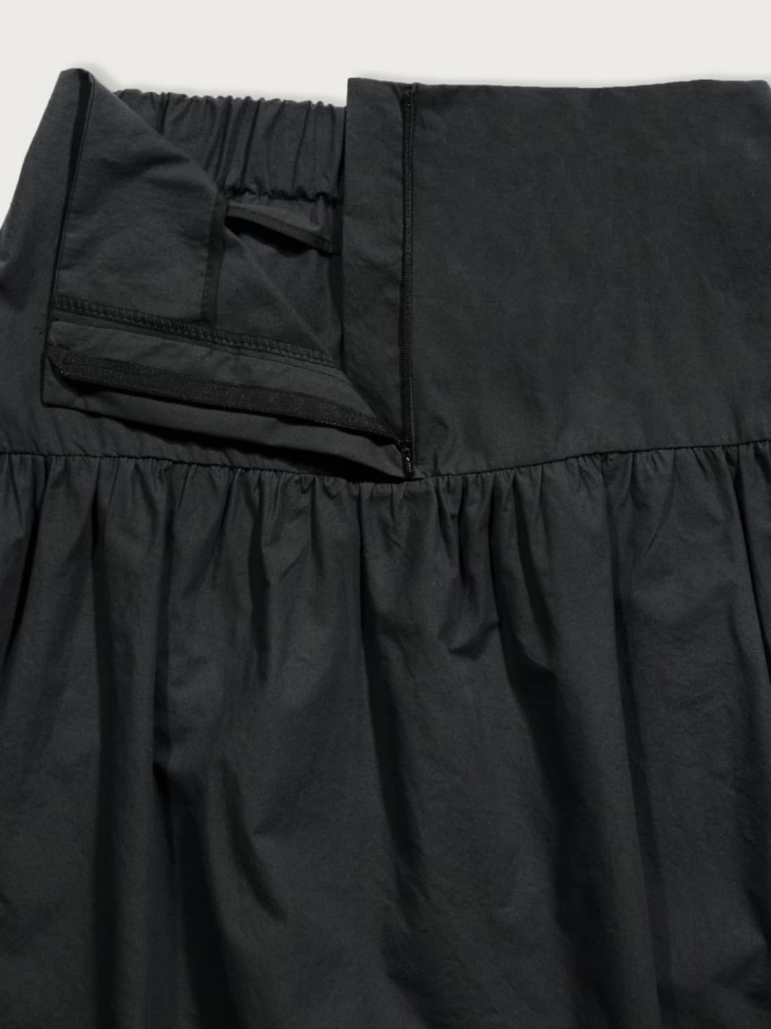 페스토 코튼 셔링 스커트 다크 레이크 상품이미지6