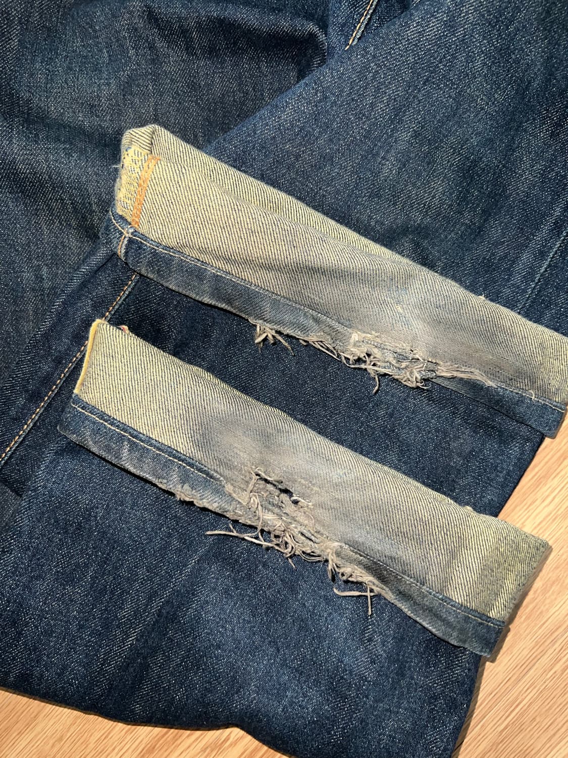 EDWIN 505 wide straight selvedge denim 상품이미지6