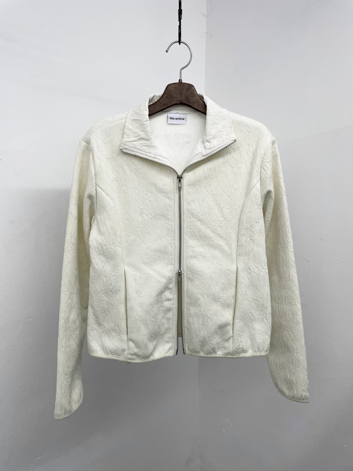 wsc아카이브 자카드 자수 투웨이 자켓 상품이미지4