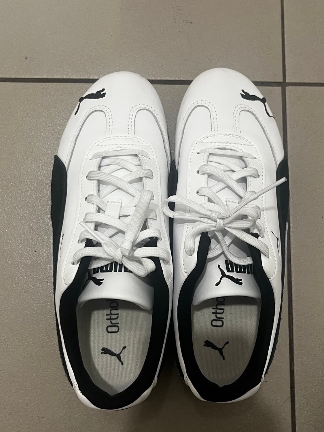 푸마 스피드캣 레더 화이트-블랙 245 상품이미지1