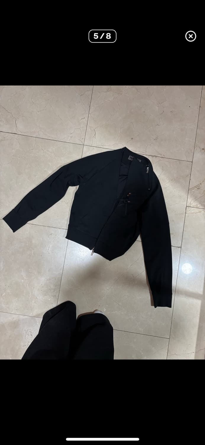 나체 zip detail track jesey black 상품이미지5