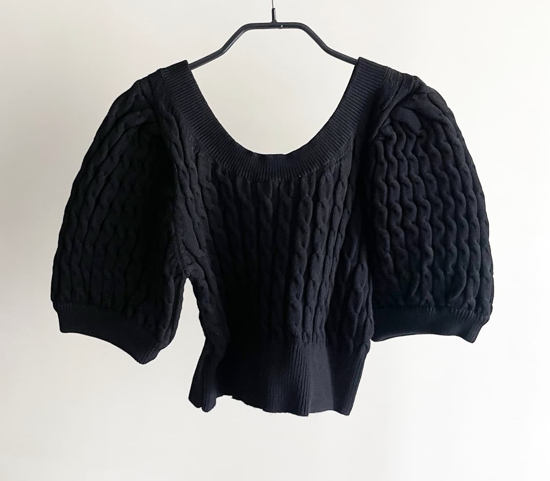 시몬 로샤 펄 케이블 스웨터 상품이미지4