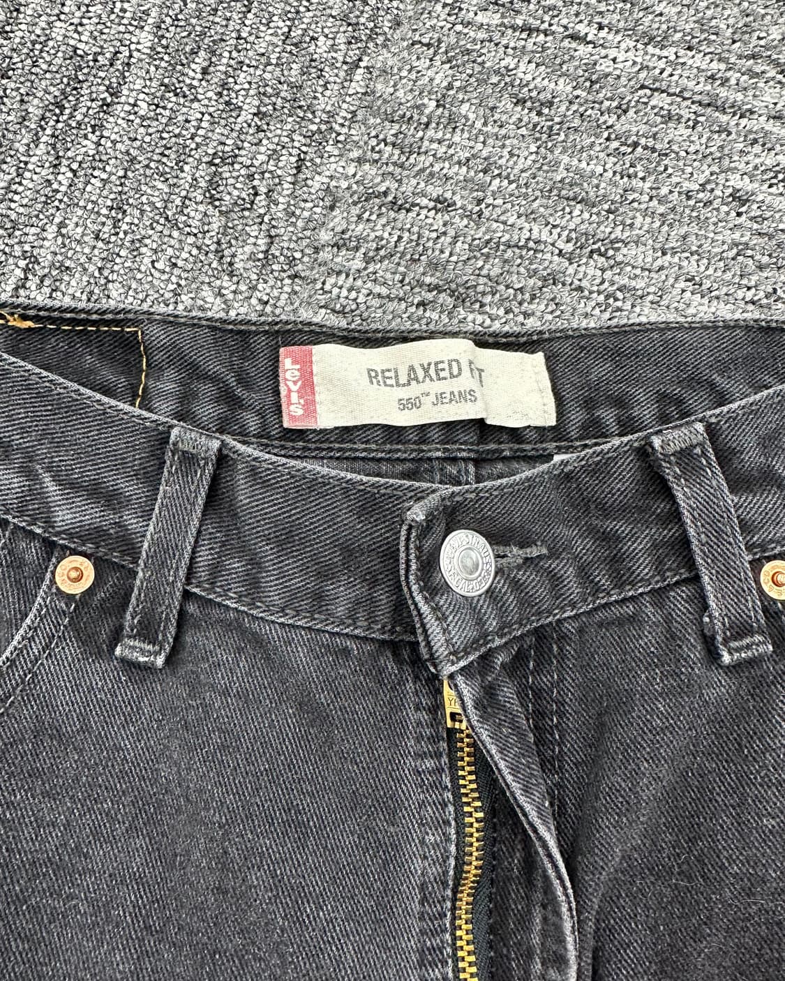 (허단42)00'S 리바이스 CANADA 550 워싱블랙-M1304 상품이미지2