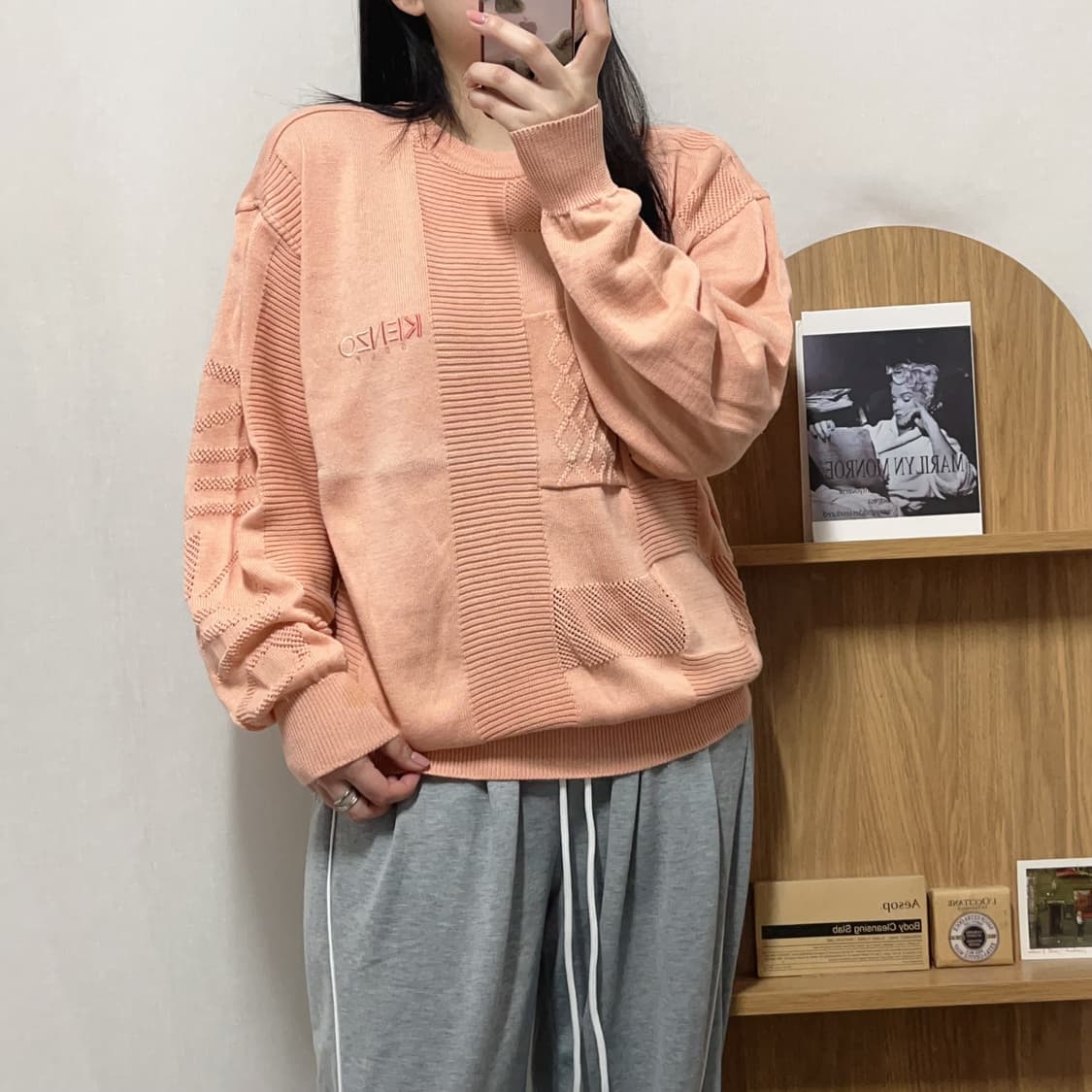 [정품] 겐조 살구 옆라인 짜임 니트 [ 3 ] 상품이미지2