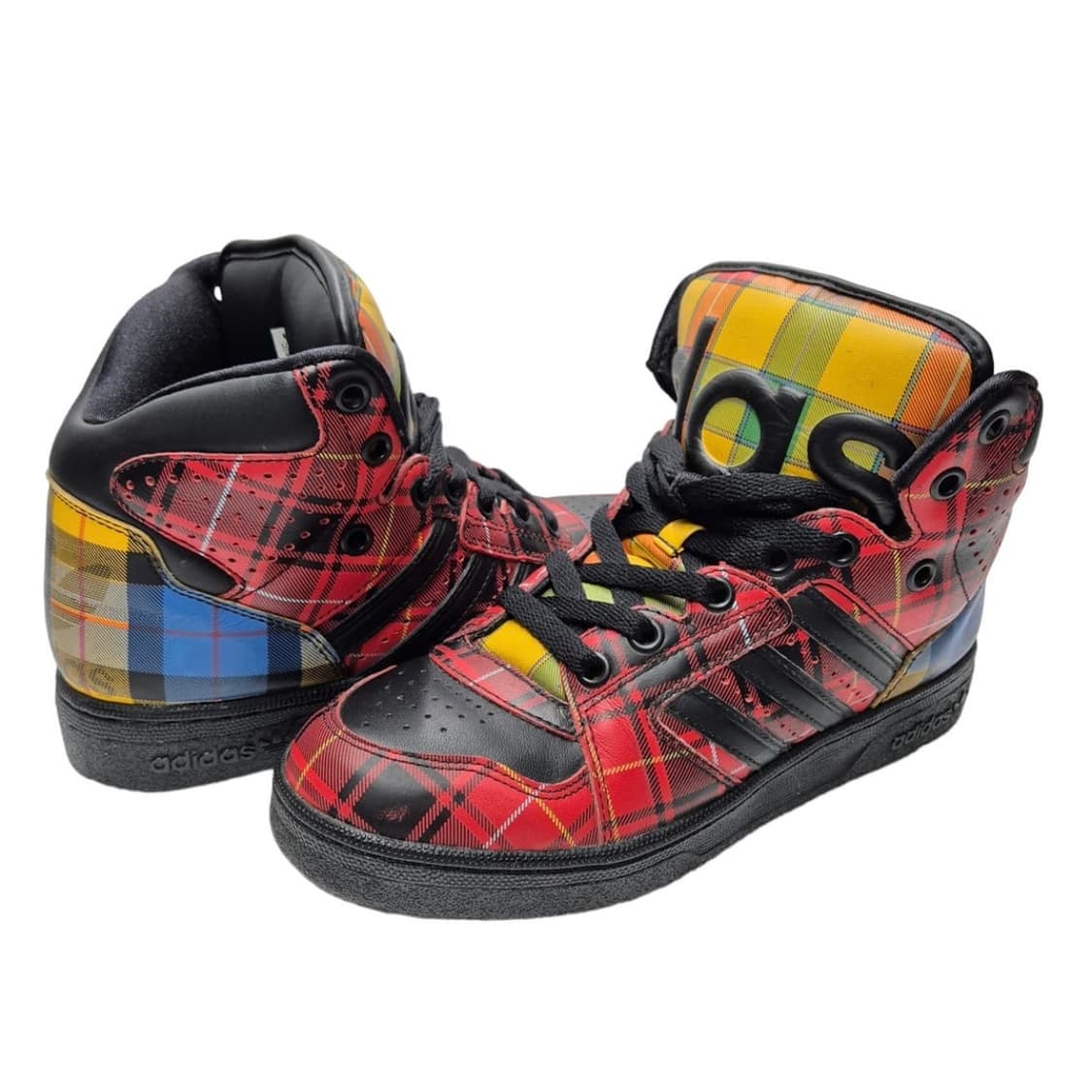 아디다스 x 제레미스캇 인스팅트 하이 타탄 체크 상품이미지1
