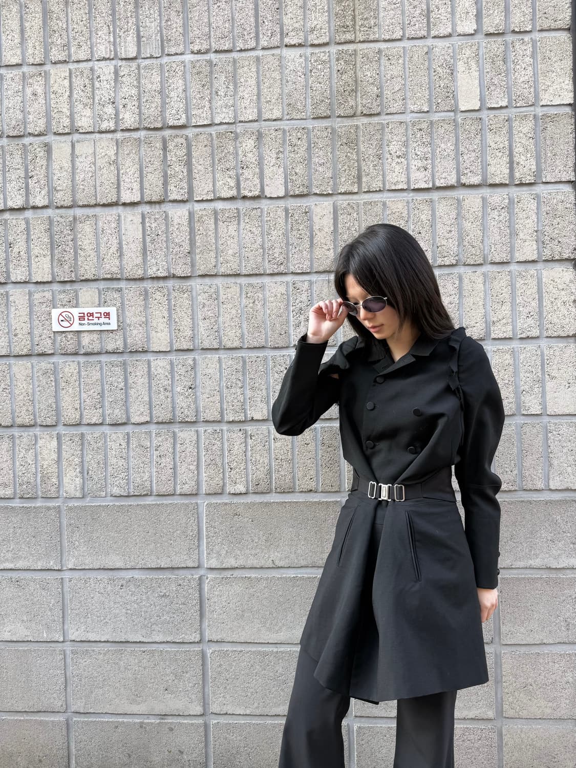 언더커버 아방가르드 버클 더블 자켓 상품이미지1