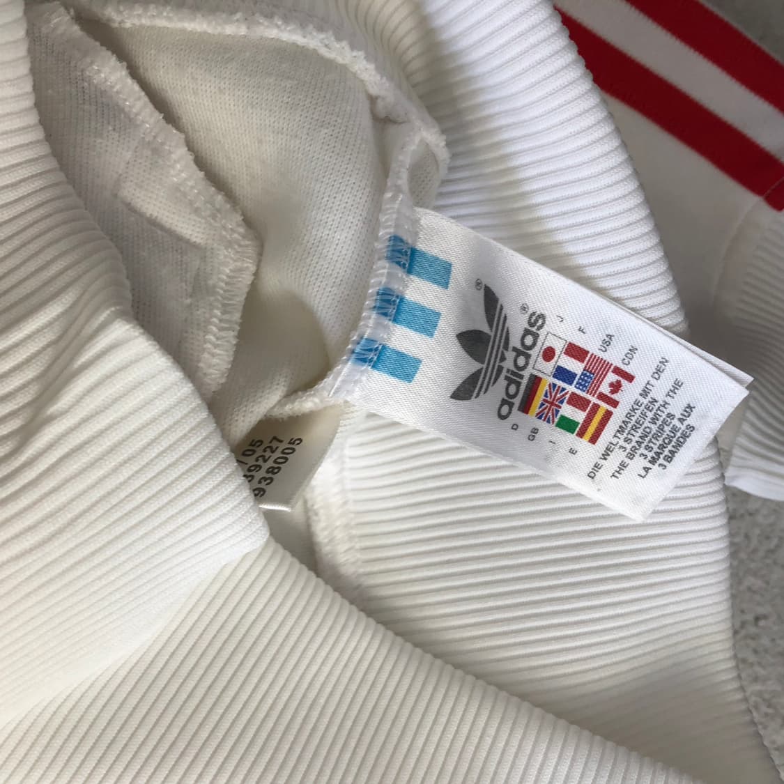 아디다스 화이트 후드 져지 상품이미지8