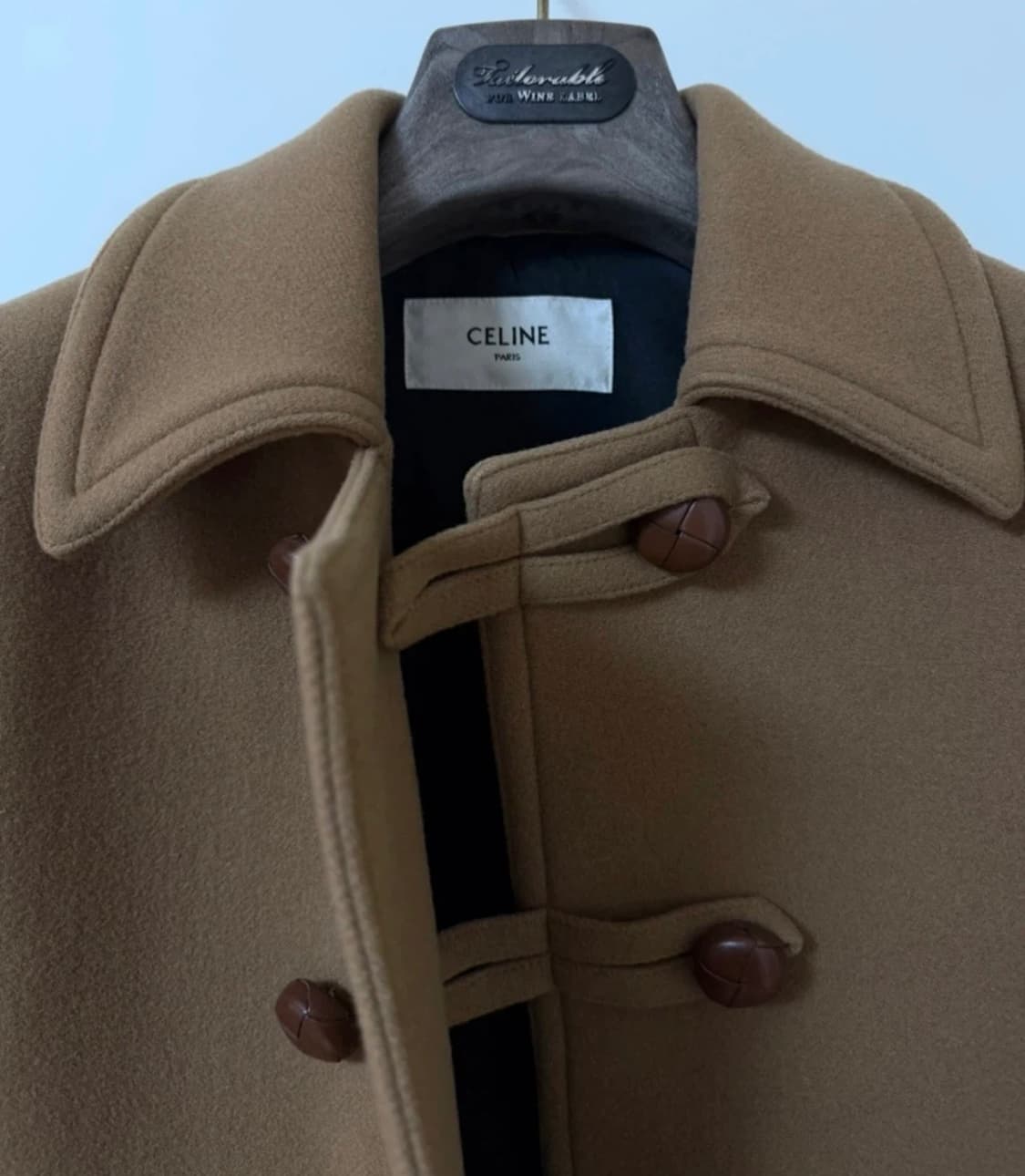 셀린느 쇼피스 카멜 코트 상품이미지3