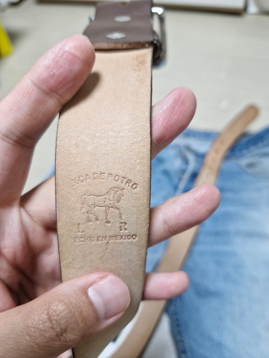 [32~36] 90s 빈티지 웨스턴 벨트 made in Mexico 상품이미지3