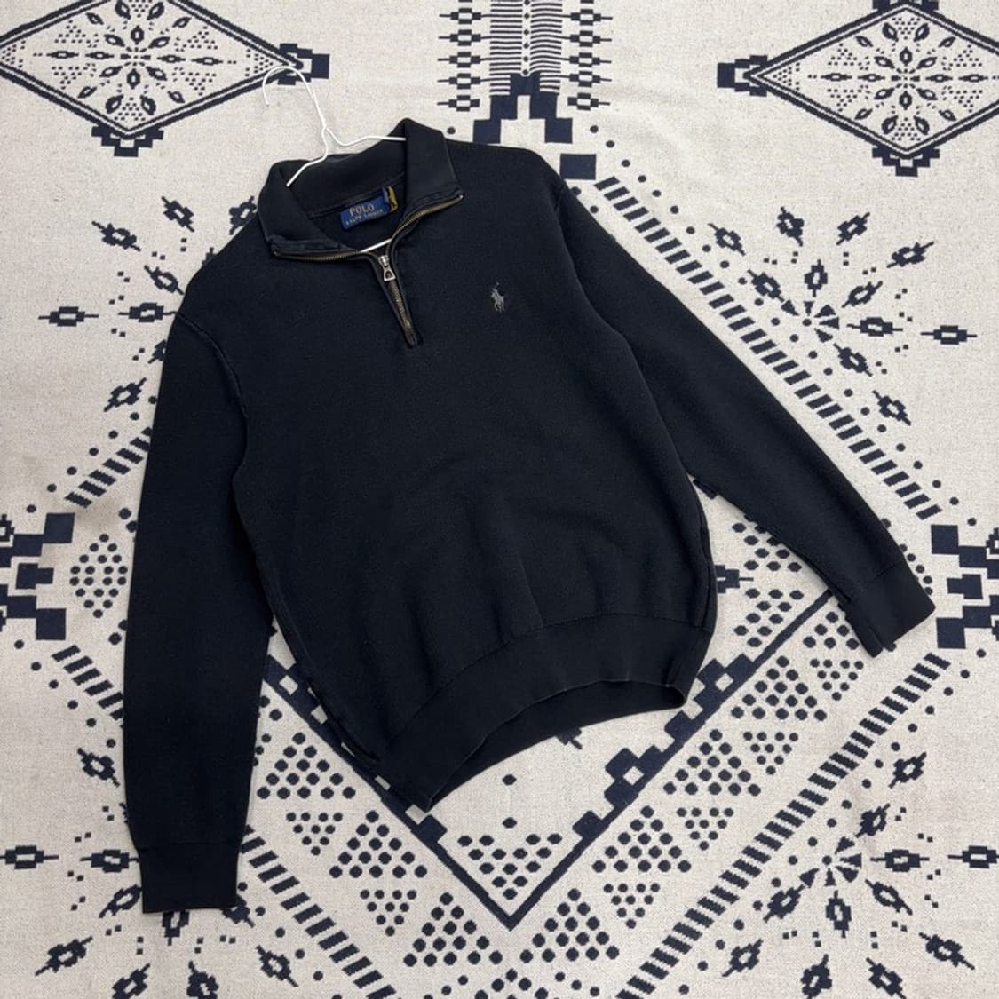 폴로 랄프로렌 신형 QR 반집업 니트 M P00089 상품이미지1