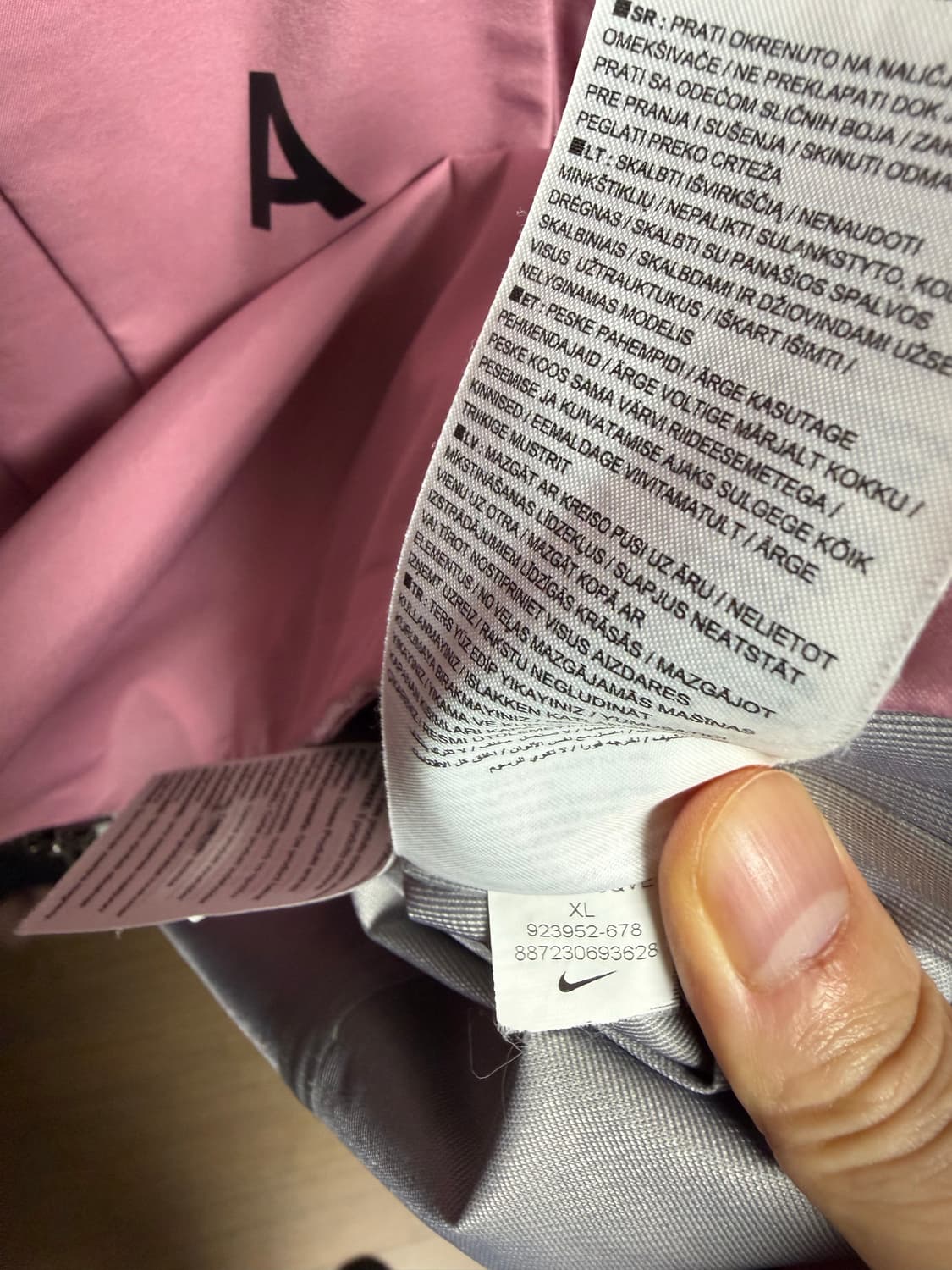 [xl] 나이키 ACG 디플로이 고어텍스 자켓 엘리멘탈 핑크 화이트 상품이미지6