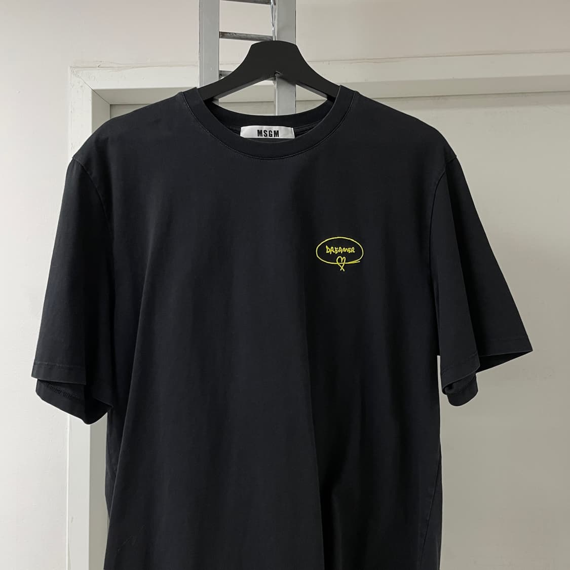 MSGM 블랙 반팔 티셔츠 L 상품이미지2