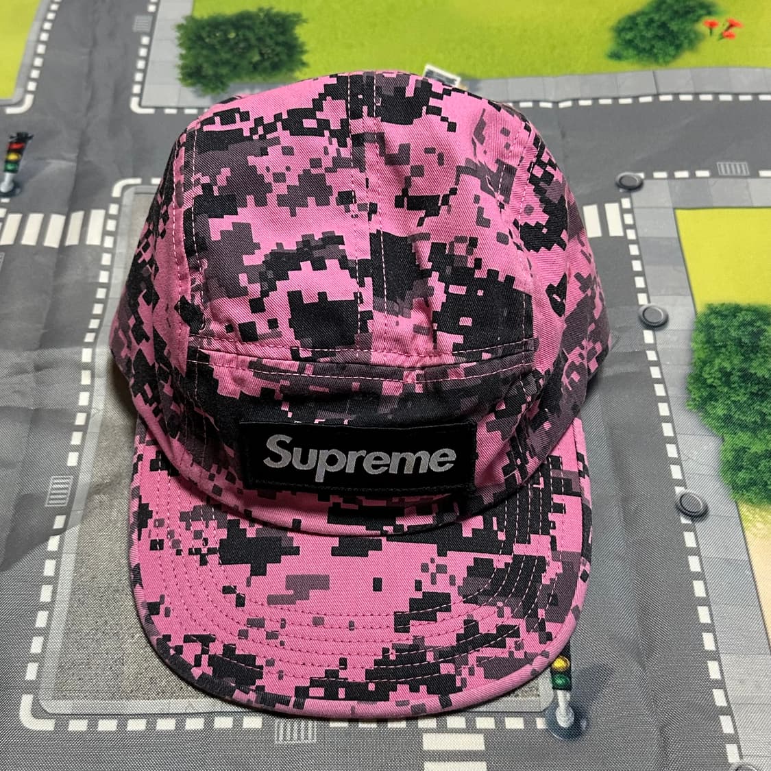 슈프림 NYCO 트윌 캠프캡 디지카모 핑크 17FW 상품이미지1