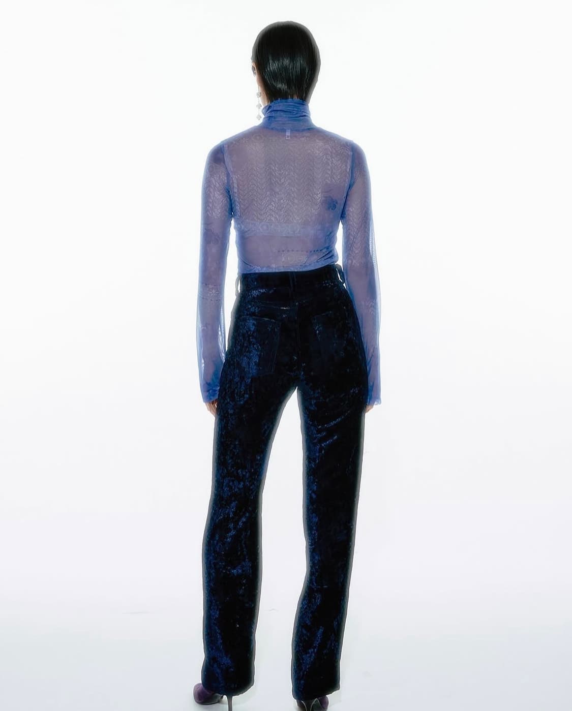 VELVET BOUCLE STRAIGHT PANTS 상품이미지4