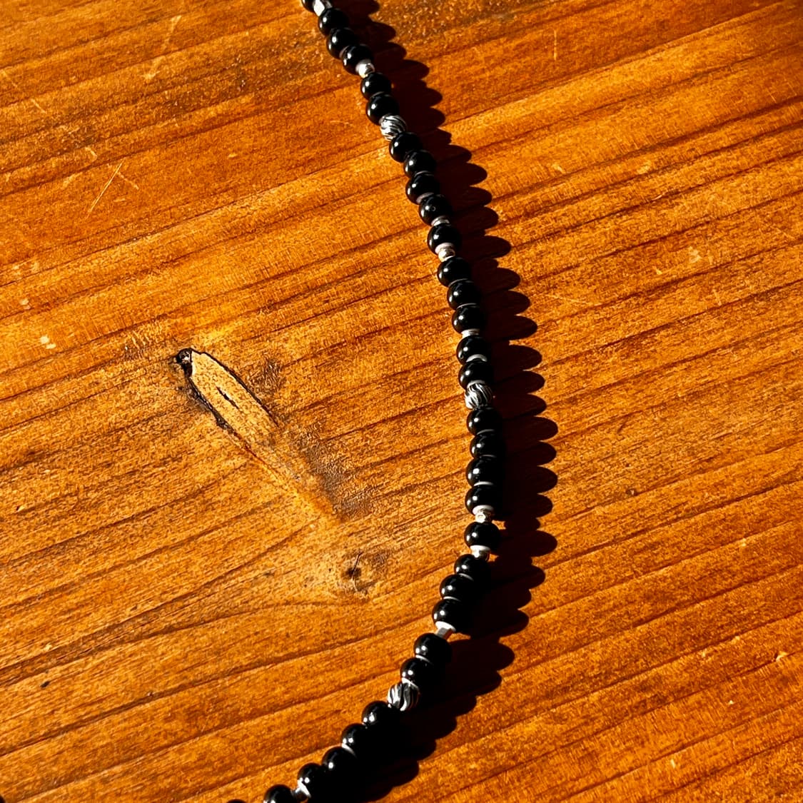 실버 글라스 비즈 네크리스 목걸이 인디언주얼리 네이티브아메리칸 상품이미지4