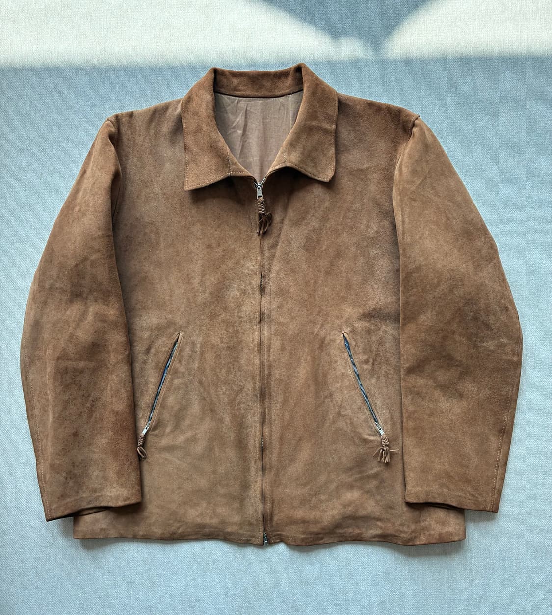 빈티지 스웨이드 스포츠 자켓 상품이미지1