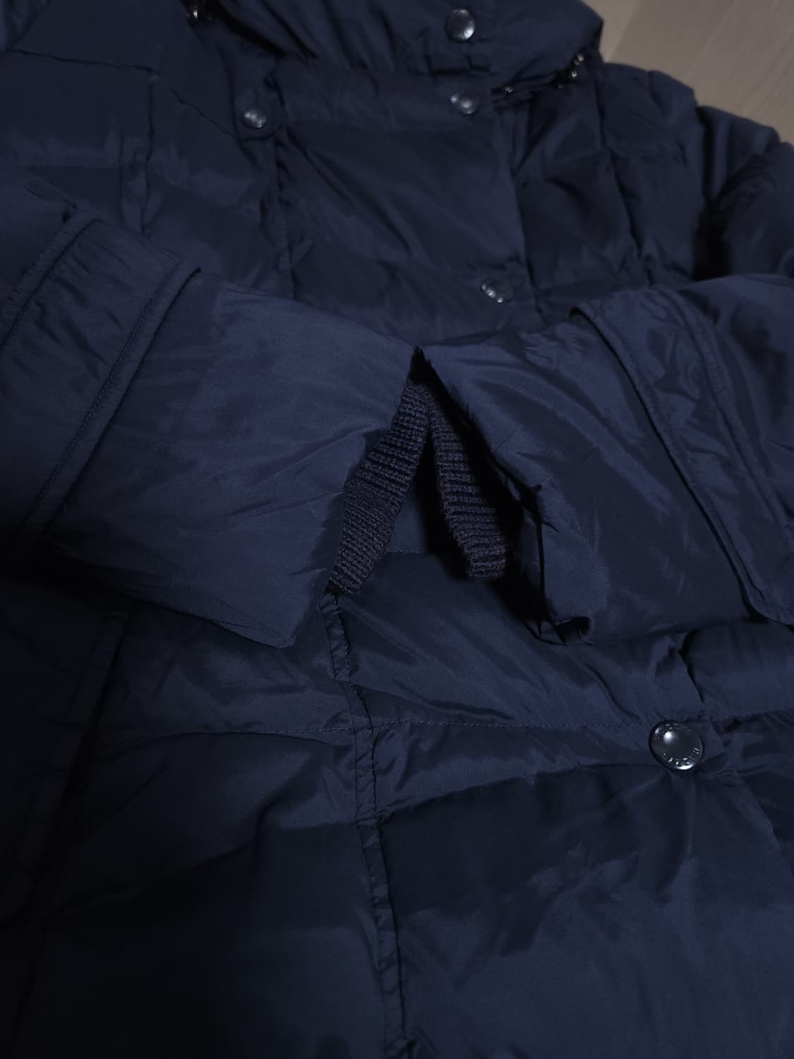 헤지스 구스다운 롱패딩, S 상품이미지5