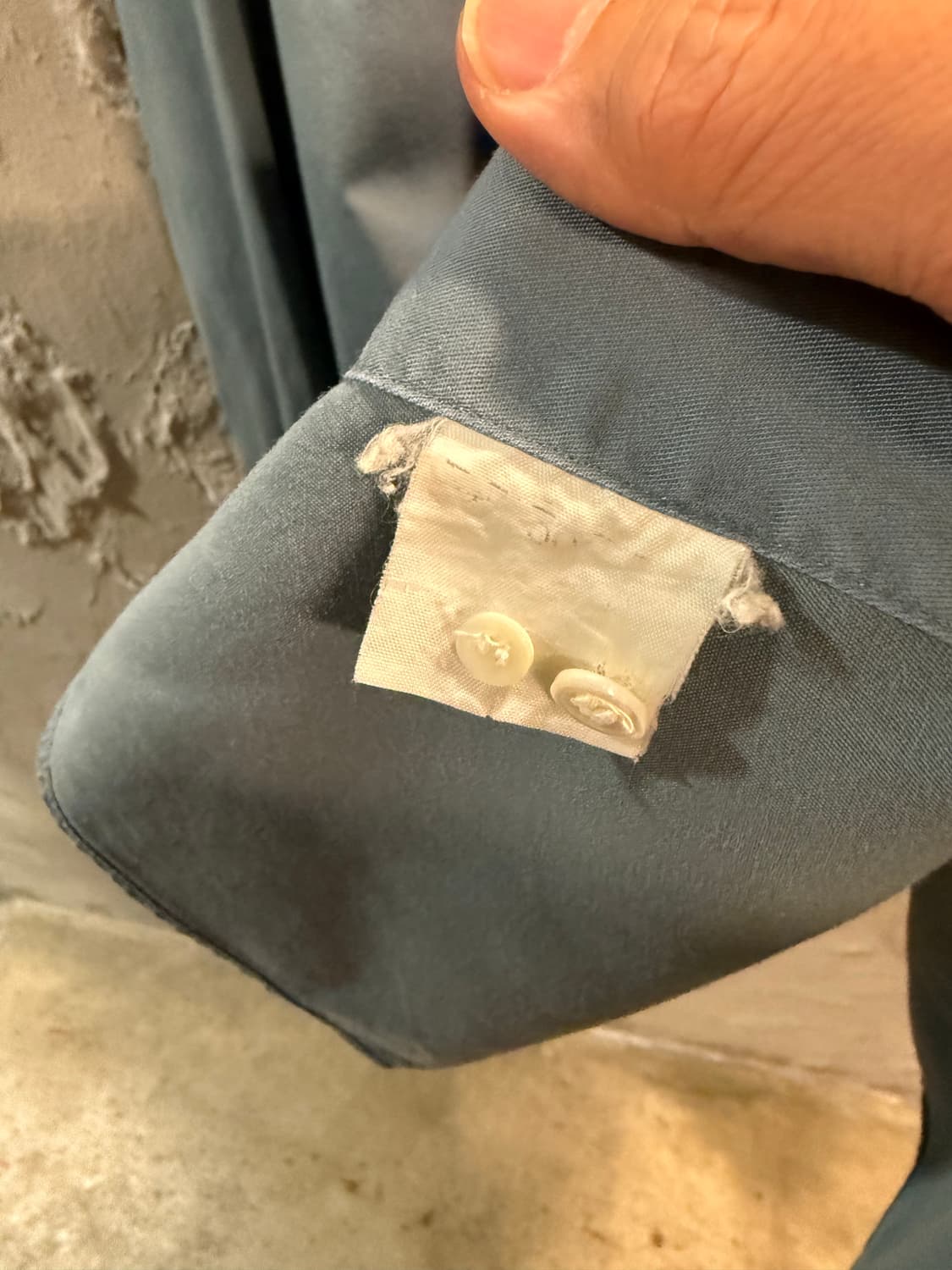 100 폴로 랄프로렌 POLO 클래식 버튼다운 셔츠 스틸블루 상품이미지6